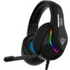 Auriculares Gaming Con Microfono Phoenix - Ps5 - Ps4 - Pc - Controles En Cable - Mute - Negro
