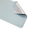 Phoenix Matepad Alfrombrilla Pu 80 X 40 Cm Antideslizante Impermeable Material Simil Cuero Azul - Gris