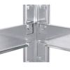 Yoevu Estantería Metálica Acero Galvanizado 180x90x45 Cm 5 Estantes Ajustables