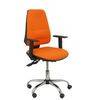 Silla De Oficina Elche S 24 Horas Bali Naranja Con Refuerzo Lumbar