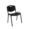 Pack 2 Silla Confidente Robledo Pvc Negro