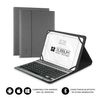 Funda Con Teclado Para Tablet 10,1" - 10,8" - Subblim Keytab Pro Bluetooth Gris