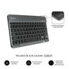 Funda Con Teclado Para Tablet 10,1" - 10,8" - Subblim Keytab Pro Bluetooth Gris