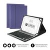 Funda Con Teclado Inalámbrico Bluetooth Para Tablet 10,1" - 10,8" - Subblim Keytab Pro Bluetooth Morado