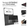 Funda Con Teclado Touchpad Para Tablet 10,1" - 10,8"  - Subblim Keytab Pro Bluetooth® Negro