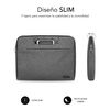 Funda Maletín Para Ordenador Portátil 13,3" - 14" - Subblim -  Business Laptop Sleeve Gris