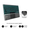 Funda Tablet Con Teclado Para Ipad Pro 12,9” 2021/20 - Subblim - Retroiluminado, Touchpad Negro