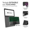 Funda Tablet Con Teclado Para Ipad Pro 12,9” 2021/20 - Subblim - Retroiluminado, Touchpad Negro