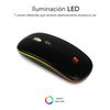 Ratón Inalámbrico - Subblim - Rgb Led Dual Flat Negro