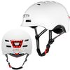 Casco Patinete Safe & Go Blanco Talla M Movilidad Urbana. Gridinlux