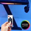 Mesa Gaming 140x60cm Rgb Unicview Negro