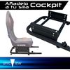 Unicview Adaptador Cockpit Simracing Para Soporte Para Volante