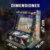 Bartop Maquina Recreativa De 19" 4:3 Con 9800 Juegos Pandora Dx 2 Plus Modelo Golden