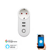 Enchufe Wifi Inteligente Con 2 Puertos Usb Smartfy Compatible Con Alexa, Google Home, Smart Life Y Tuya