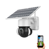 Cámara De Vigilancia Y Seguridad Wifi Solar Exterior 360º Smartfy Ip66 3mp Compatible Con Alexa, Google Home, Smart Life Y Tuya