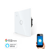 Interruptores Wifi Inteligentes Conmutados Smartfy Simples Táctiles Blancos Compatibles Con Alexa, Google Home, Smart Life Y Tuya