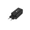 Leotec Cargador 65w Gan 2 Usb-c Pd + 1 Usb-a Negro