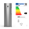 Universalblue Congelador Vertical No Frost Inox - Altura 185 Cm - 4 Cajones Grandes - Capacidad Total 265 L - Sistema Silencioso -