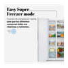 Universalblue Frigorífico Americano Blanco 177 Cm | Nevera Doble Puerta | Refrigerador Y Congelador