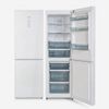 Universalblue Frigorífico Combi Cristal Blanco 185 Cm | Nevera 320 Litros Totalmente Equipada