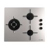 Placa De Gas Cristal Inox 3 Fuegos | Universalblue