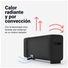 Universalblue Calefactor Mica 1500w Negro | Bajo Consumo | Calor Radiante Y Convección | Silencioso