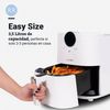 Universalblue Freidora De Aire Blanca 3,5 Litros | Air Fryer Sin Aceite Para 3 - 4 Personas