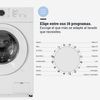 Lavadora Santorini 7006w Universal Blue 6kg 1000 Rpm 16 Programas E Blanco 85 Cm