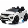 Pekecars Coche Eléctrico Blanco Para Niños Range Rover Evoque. Suspensión Trasera. Asa De Fácil Transporte. Mando 2.4g. Asiento En Polipiel. Conexión Mp3 Y Usb