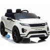 Pekecars Coche Eléctrico Blanco Para Niños Range Rover Evoque. Suspensión Trasera. Asa De Fácil Transporte. Mando 2.4g. Asiento En Polipiel. Conexión Mp3 Y Usb