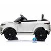 Pekecars Coche Eléctrico Blanco Para Niños Range Rover Evoque. Suspensión Trasera. Asa De Fácil Transporte. Mando 2.4g. Asiento En Polipiel. Conexión Mp3 Y Usb