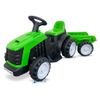 Tractor Electrico Peketrac 4000 Con Remolque Verde Pekecars- Tractor Electrico Infantil Para Niños +1años Con Batería 6v/4.5ah, 1 Plaza