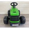 Tractor Electrico Peketrac 4000 Con Remolque Verde Pekecars- Tractor Electrico Infantil Para Niños +1años Con Batería 6v/4.5ah, 1 Plaza