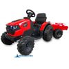 Tractor Eléctrico Peketrac 8100 24v Rojo Pekecars - Tractor Eléctrico Infantil Para Niños +1 Año Con Mando Control Remoto, Equipo De Sonido Y Batería Extraible