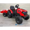 Tractor Eléctrico Peketrac 8100 24v Rojo Pekecars - Tractor Eléctrico Infantil Para Niños +1 Año Con Mando Control Remoto, Equipo De Sonido Y Batería Extraible