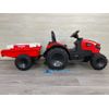 Tractor Eléctrico Peketrac 8100 24v Rojo Pekecars - Tractor Eléctrico Infantil Para Niños +1 Año Con Mando Control Remoto, Equipo De Sonido Y Batería Extraible