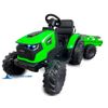 Tractor Eléctrico Peketrac 8100 24v Verde Pekecars - Tractor Eléctrico Infantil Para Niños +1 Año Con Mando Control Remoto, Equipo De Sonido Y Batería Extraible