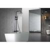 Columna De Bañera Y Ducha Termostática Negro Mate Line Imex Btd038-b/ng - Mice / Imex