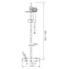 Columna Termostática Ducha Creta Btc018  - Marca Mice / Imex