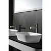 Grifo Lavabo Caño Alto Acero Inoxidable Moscú Imex Bdk034-3  - Marca Mice / Imex