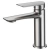 Grifo Lavabo Color Níquel Cepillado Ural Imex Bdg040-1nq  - Marca Mice / Imex