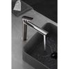 Grifo Lavabo Caño Alto Color Níquel Cepillado Mate Ural Imex Bdg040-3nq  - Marca Mice / Imex