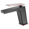 Grifo Lavabo Negro Oro Rosa Suecia Imex Bdc032-1nor  - Marca Mice / Imex