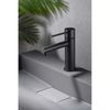 Grifo Monomando Lavabo Serie Milos Stick Bdys045-1ng Negro Mate  - Marca Mice / Imex