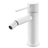 Grifo Monomando De Bidé Serie Milos Stick Bdys045-2bl Blanco Mate  - Marca Mice / Imex