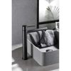 Grifo Monomando De Lavabo Caño Alto Serie Milos Stick Bdys045-3ng Negro Mate  - Marca Mice / Imex