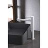 Grifo Monomando De Lavabo Caño Alto Serie Milos Stick Bdys045-3bl Blanco Mate  - Marca Mice / Imex