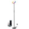 Lampara De Pie 25w, Regulable, 3000k- 6000k + Rgb  Orientable, Negro Mate