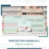 Mampara Protectora Anticontagio Para Mostrador | Talla L | Metacrilato Transparente | 145 X 65 Cm Ortoprime