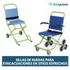 Silla De Ruedas Evacuaciones De Difícil Acceso | Triple Rueda